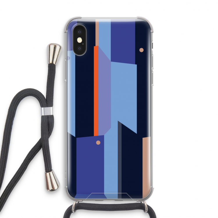 Gestalte 3: iPhone X Transparant Hoesje met koord