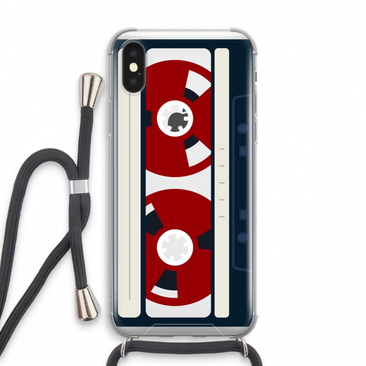 Here's your tape: iPhone X Transparant Hoesje met koord