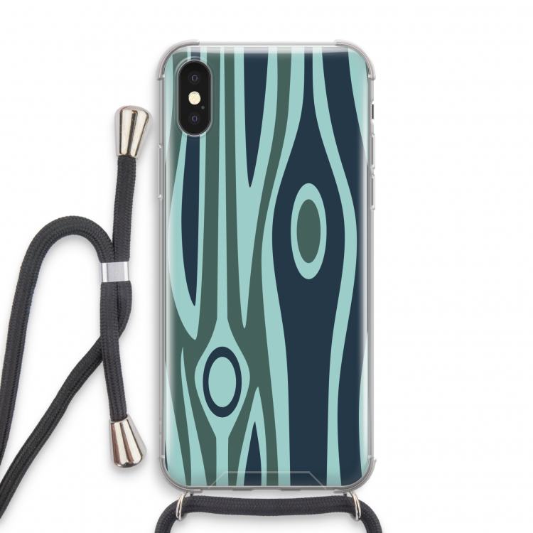 Bast B: iPhone X Transparant Hoesje met koord
