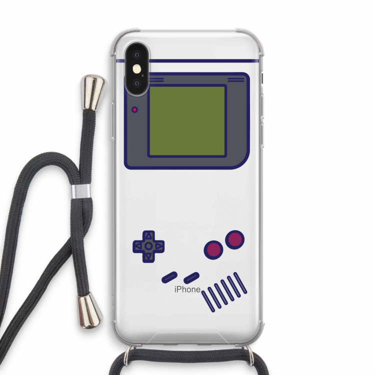 Game On: iPhone X Transparant Hoesje met koord
