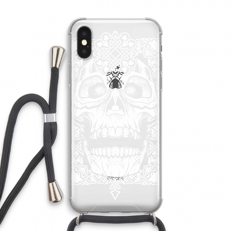 Seek & Destroy: iPhone X Transparant Hoesje met koord