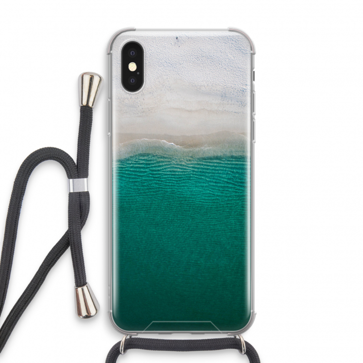 Stranded: iPhone X Transparant Hoesje met koord