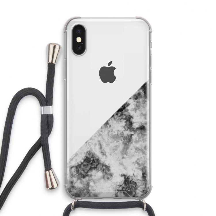 Onweer: iPhone X Transparant Hoesje met koord