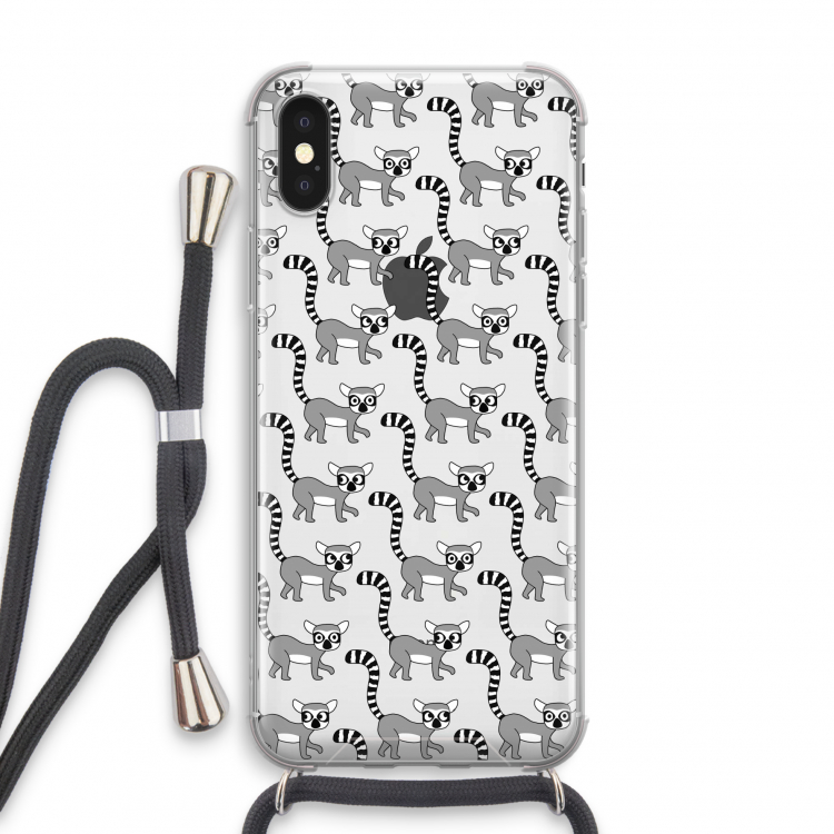 Makis: iPhone X Transparant Hoesje met koord
