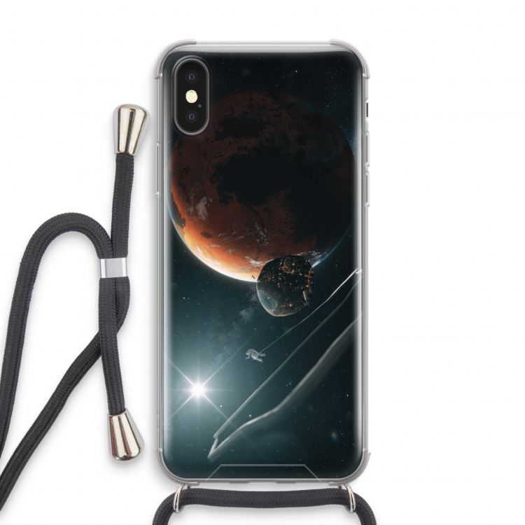 Mars Renaissance: iPhone XS Transparant Hoesje met koord