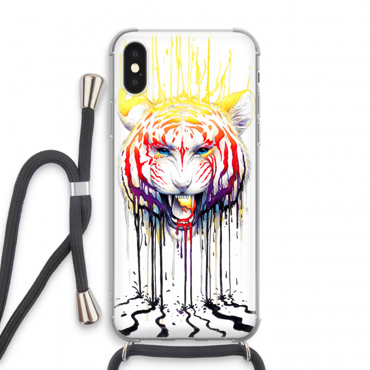 Fading: iPhone XS Transparant Hoesje met koord