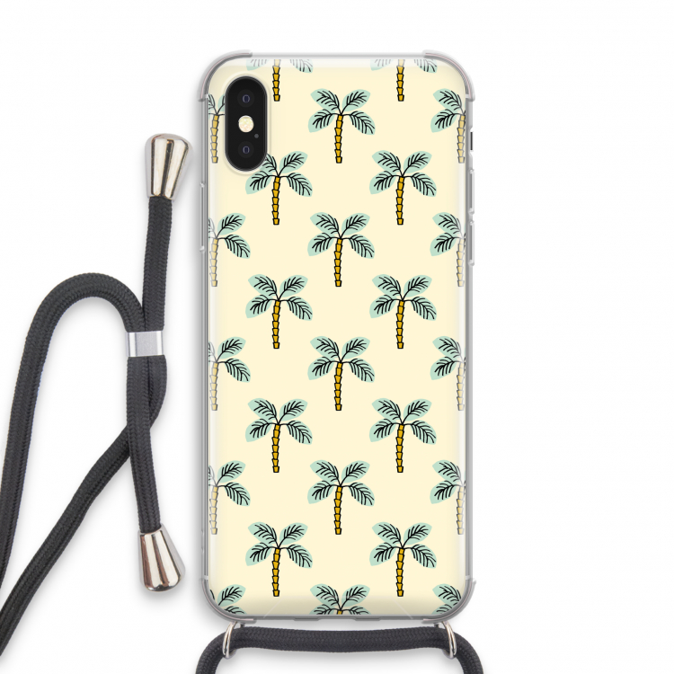 Paradise: iPhone XS Transparant Hoesje met koord