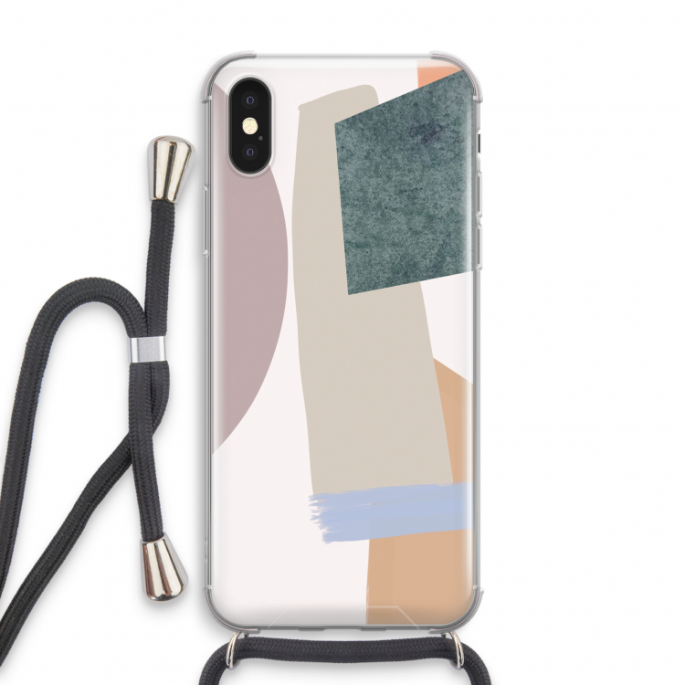 Lindo: iPhone XS Transparant Hoesje met koord