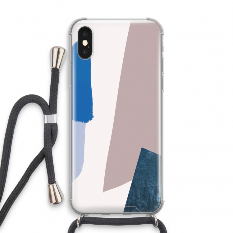 Lapis: iPhone XS Transparant Hoesje met koord