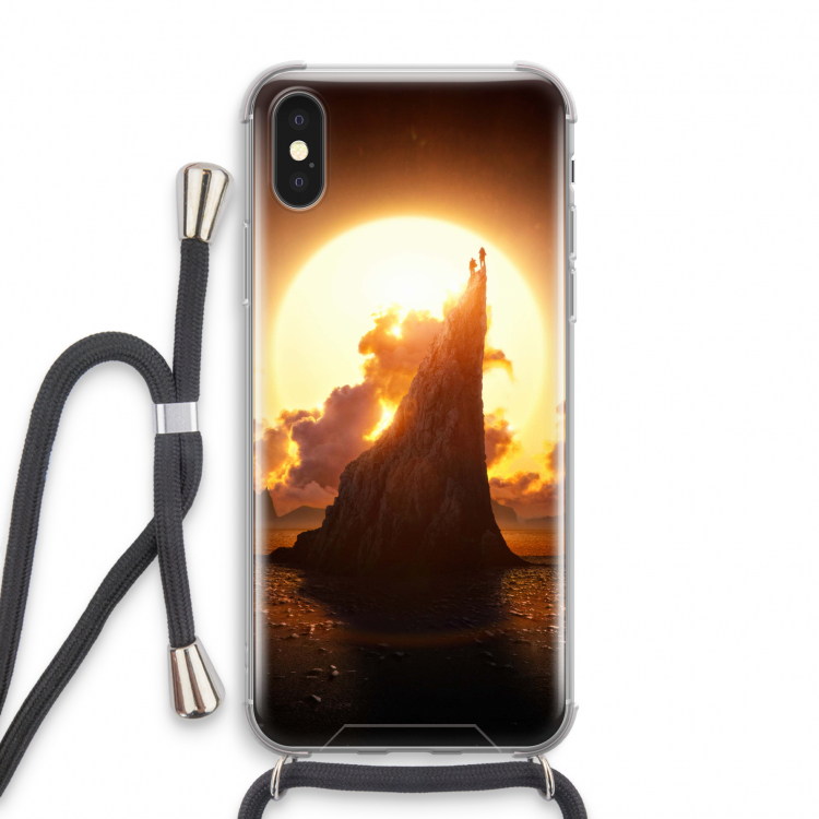 Children of the Sun: iPhone XS Transparant Hoesje met koord