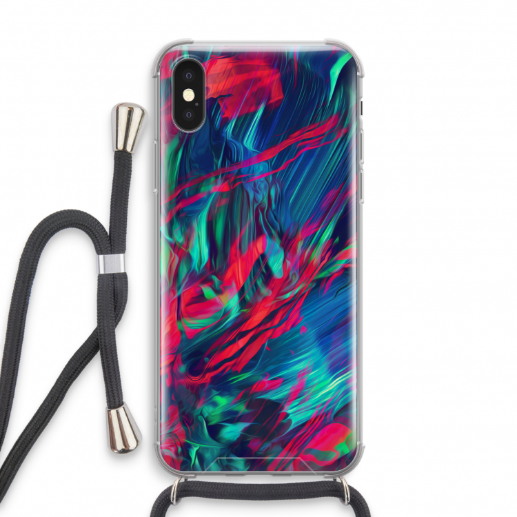 Pilgrims Of The Sea: iPhone XS Transparant Hoesje met koord