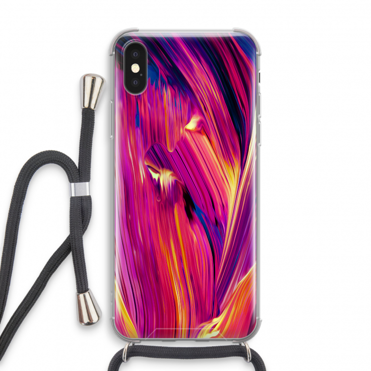 Phoenix: iPhone XS Transparant Hoesje met koord