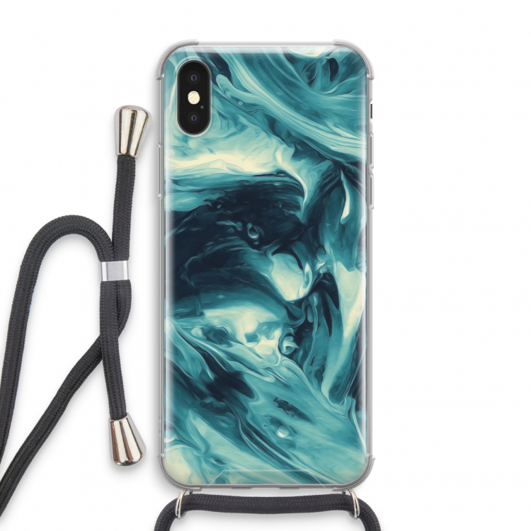 Dreaming About Whales: iPhone XS Transparant Hoesje met koord