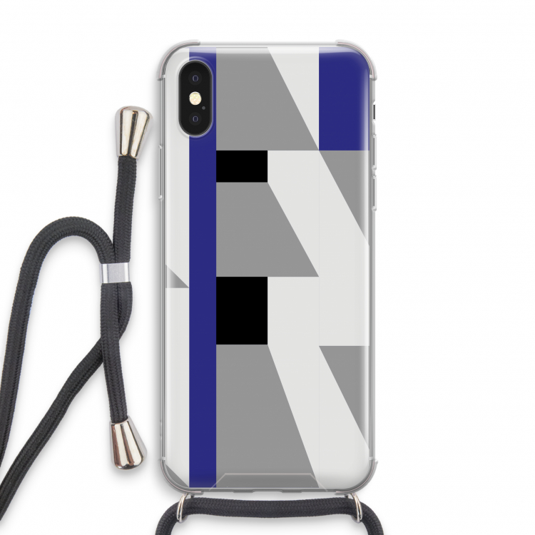 Gestalte 2: iPhone XS Transparant Hoesje met koord