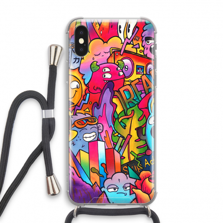 Dreams: iPhone XS Transparant Hoesje met koord
