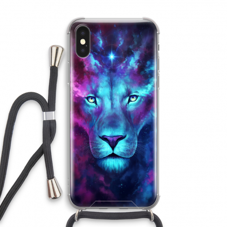 Firstborn: iPhone XS Transparant Hoesje met koord