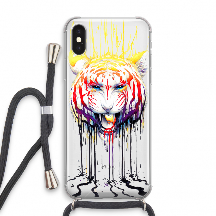 Fading: iPhone XS Transparant Hoesje met koord