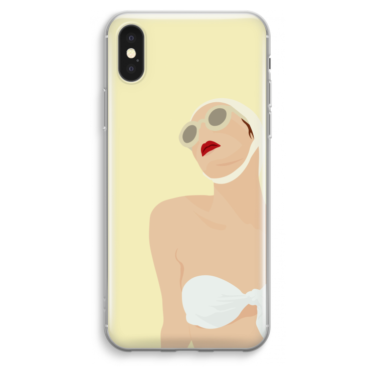 Summer: iPhone XS Max Transparant Hoesje