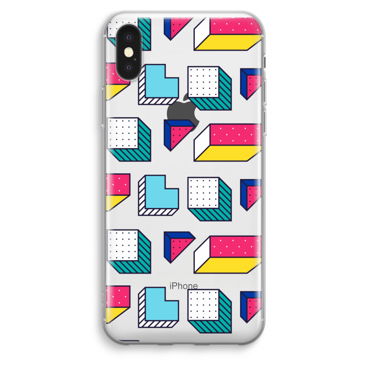 8-bit N°7: iPhone XS Max Transparant Hoesje