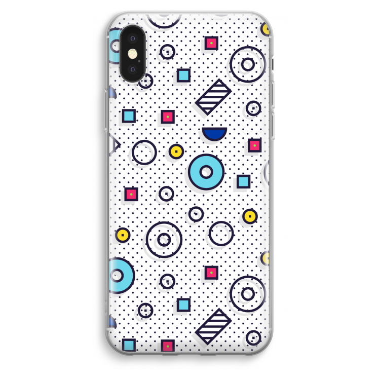 8-bit N°9: iPhone XS Max Transparant Hoesje