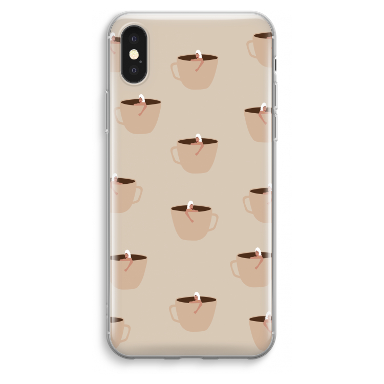 Morning coffee: iPhone XS Max Transparant Hoesje
