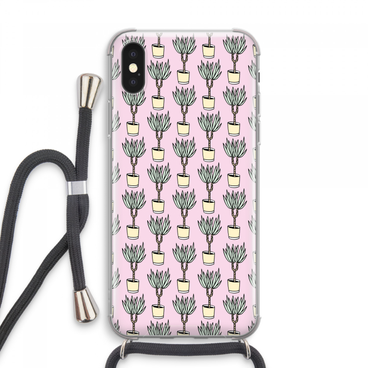 Boompje: iPhone XS Max Transparant Hoesje met koord