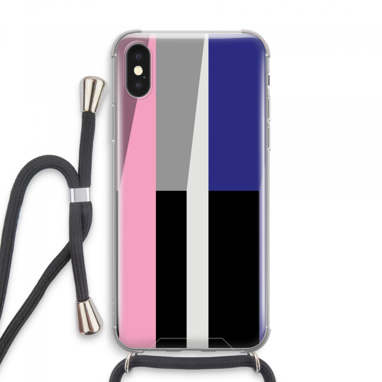 Gestalte 4: iPhone XS Max Transparant Hoesje met koord