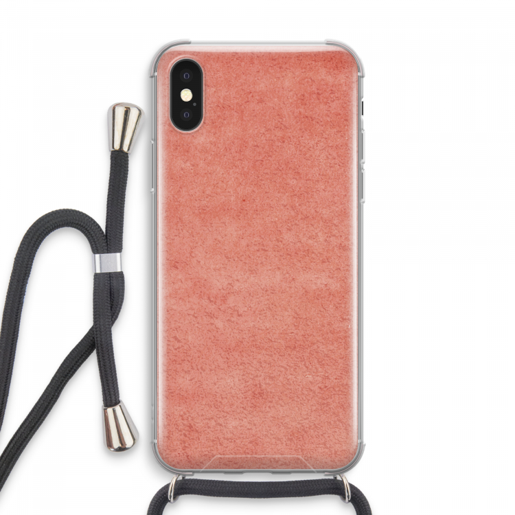 Marrakech Walls: iPhone XS Max Transparant Hoesje met koord