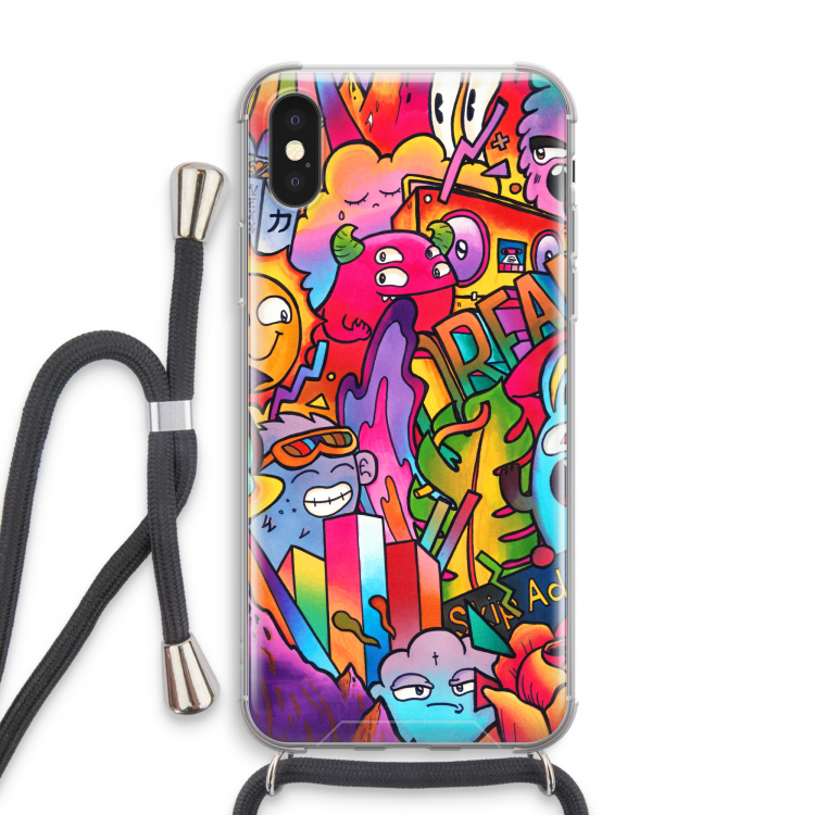 Dreams: iPhone XS Max Transparant Hoesje met koord