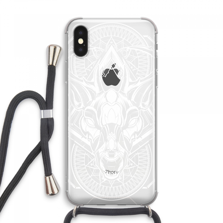 Oh Deer: iPhone XS Max Transparant Hoesje met koord