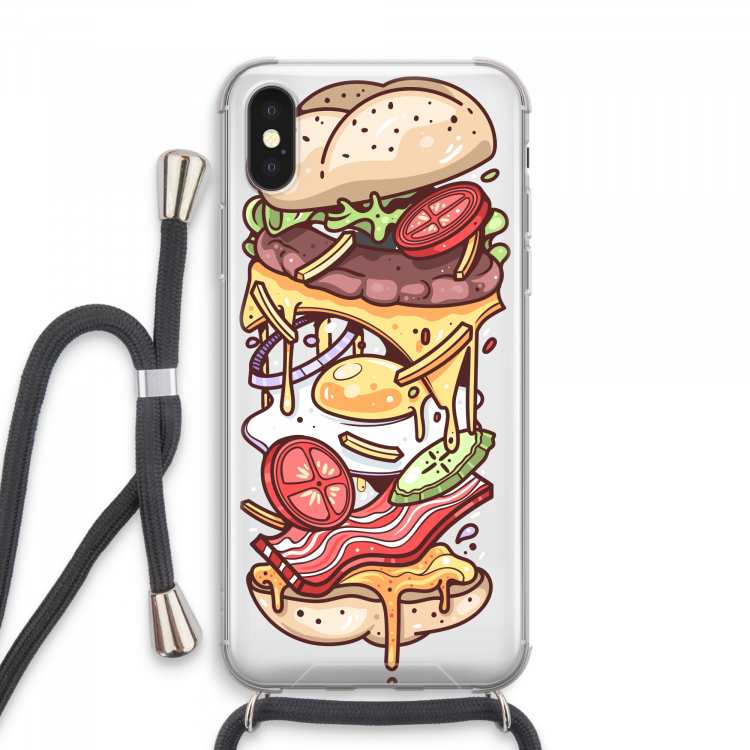 Diet Coke Please: iPhone XS Max Transparant Hoesje met koord