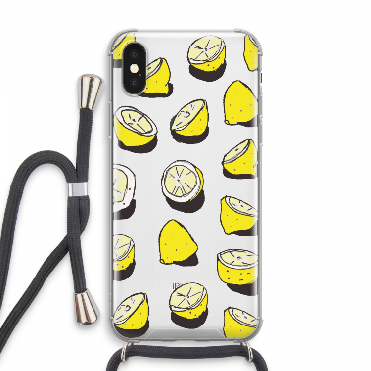 When Life Gives You Lemons...: iPhone XS Max Transparant Hoesje met koord