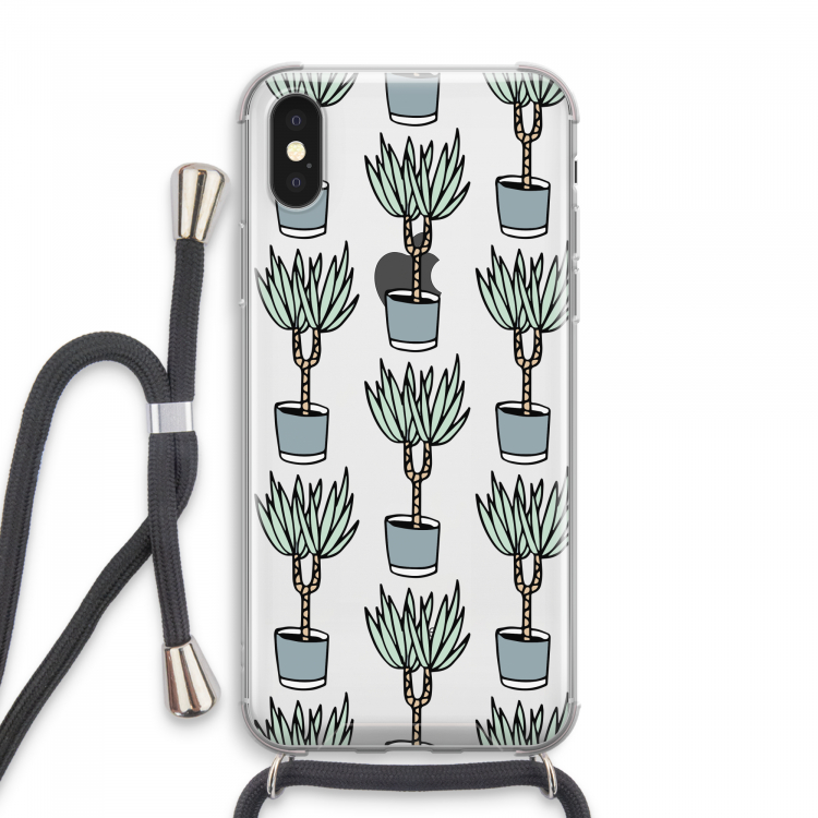 Boompje: iPhone XS Max Transparant Hoesje met koord