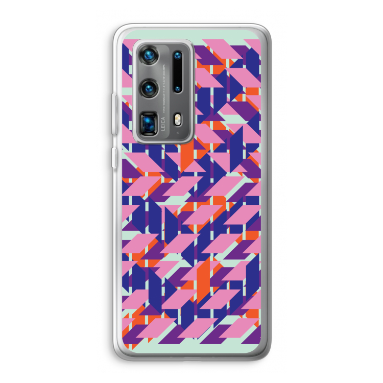 Skew Blush 3: Huawei P40 Pro Plus Transparant Hoesje