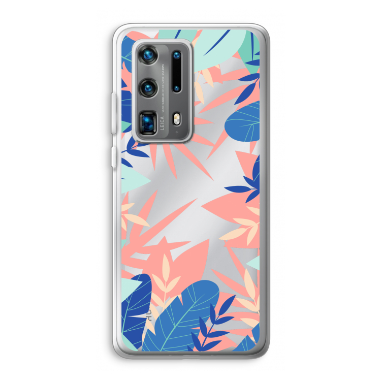 Tropisch: Huawei P40 Pro Plus Transparant Hoesje