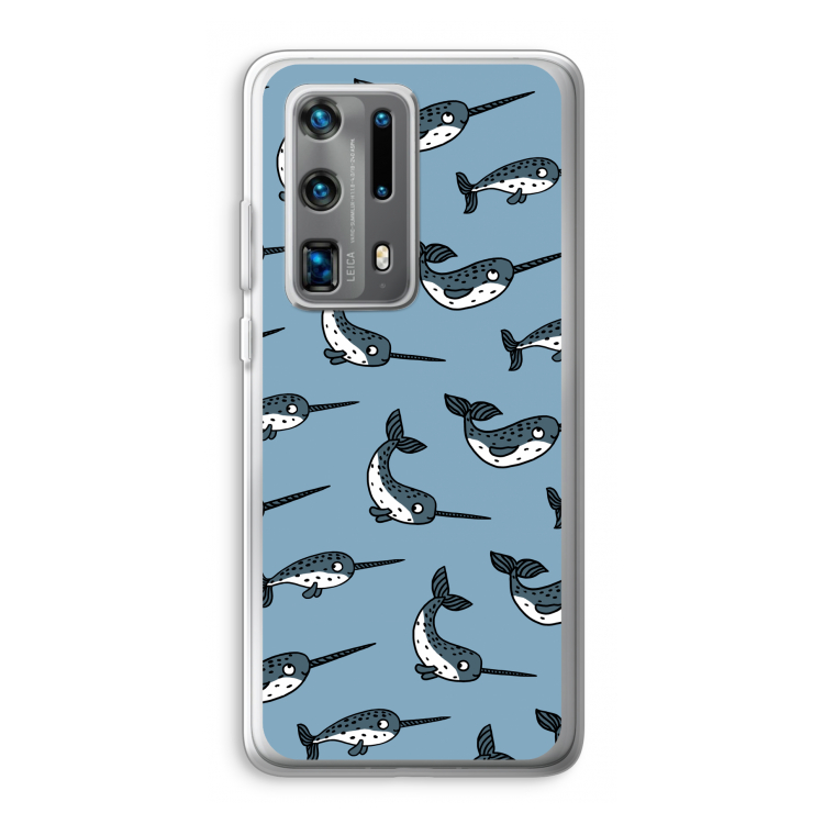 Narwhal: Huawei P40 Pro Plus Transparant Hoesje