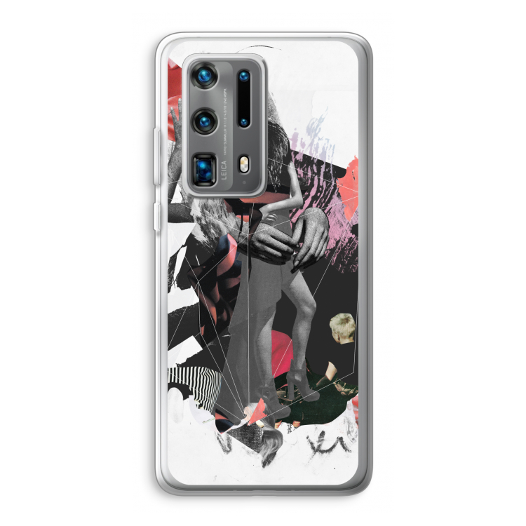 Dissimulation du réel: Huawei P40 Pro Plus Transparant Hoesje