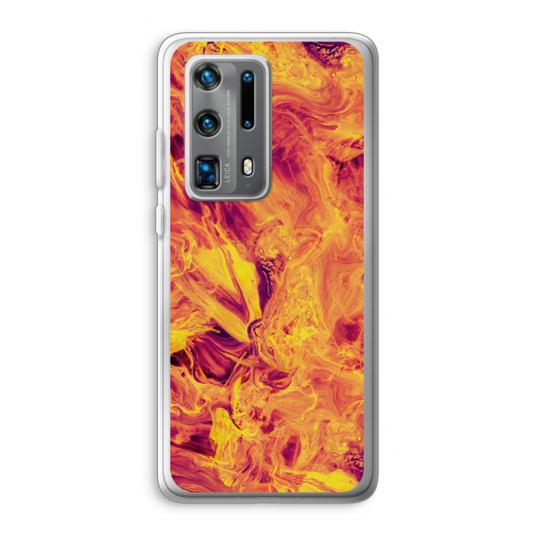 Eternal Fire: Huawei P40 Pro Plus Transparant Hoesje