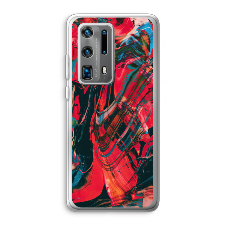 Endless Descent: Huawei P40 Pro Plus Transparant Hoesje