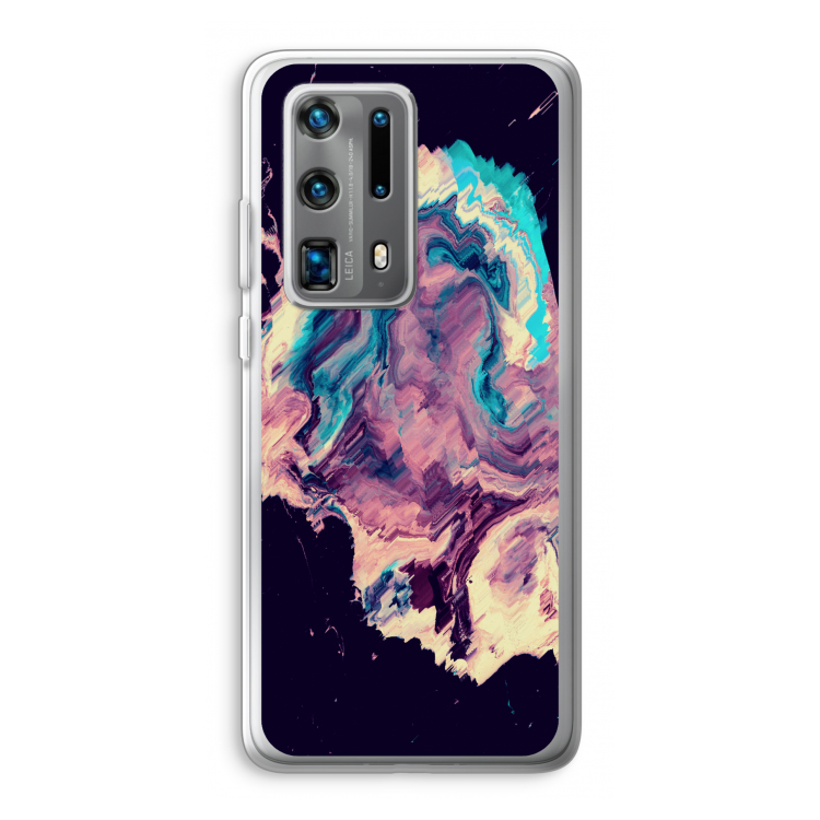 Cosmic Silence: Huawei P40 Pro Plus Transparant Hoesje