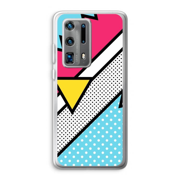 Pop Art #3: Huawei P40 Pro Plus Transparant Hoesje