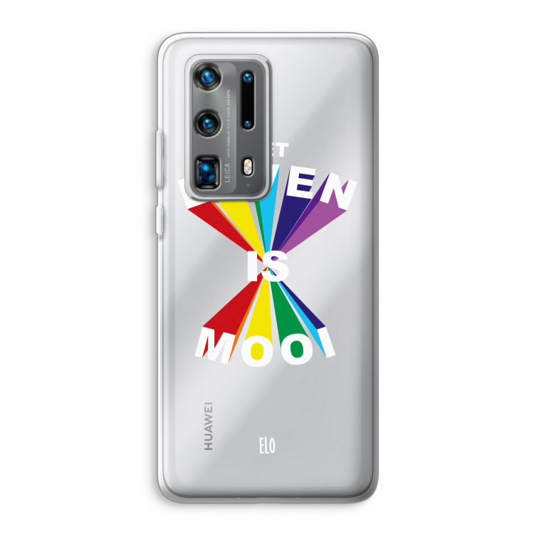 Het Leven Is Mooi: Huawei P40 Pro Plus Transparant Hoesje