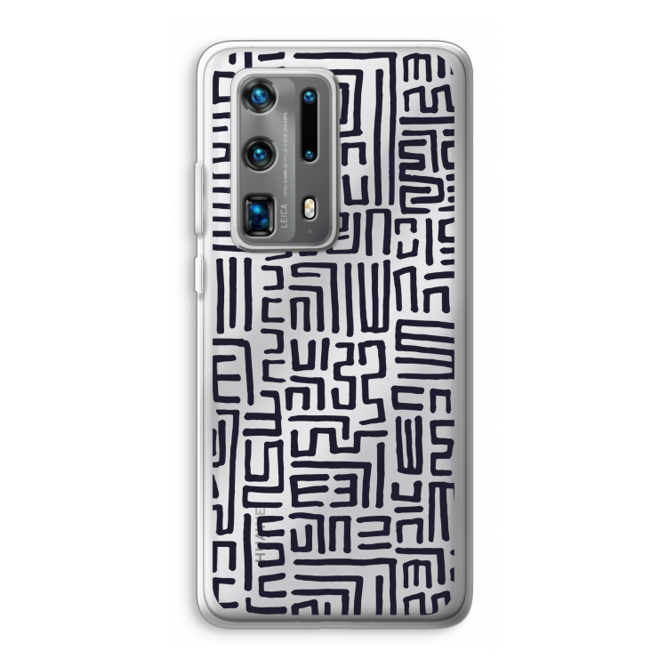 Moroccan Print: Huawei P40 Pro Plus Transparant Hoesje