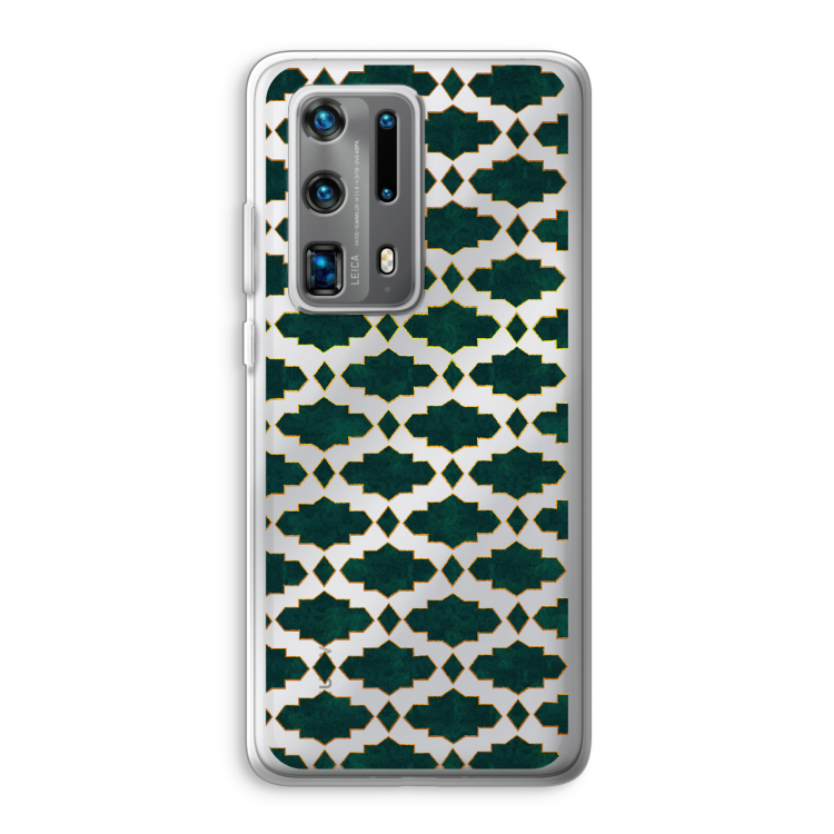 Moroccan tiles: Huawei P40 Pro Plus Transparant Hoesje