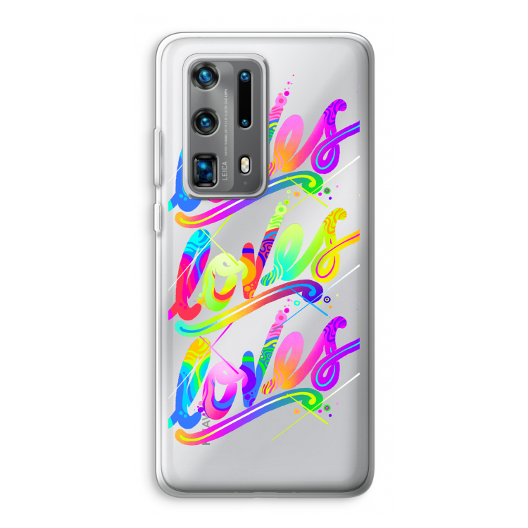 Loves: Huawei P40 Pro Plus Transparant Hoesje