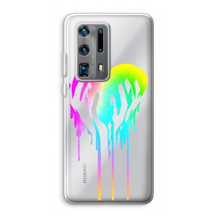 Hold My Heart: Huawei P40 Pro Plus Transparant Hoesje