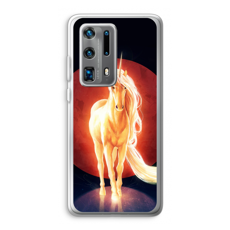 Last Unicorn: Huawei P40 Pro Plus Transparant Hoesje