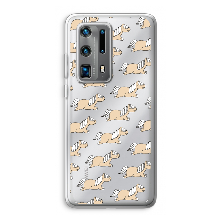 Ponys: Huawei P40 Pro Plus Transparant Hoesje