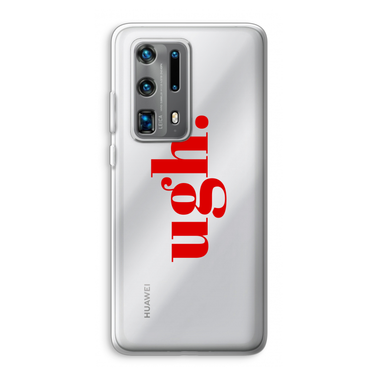 Ugh: Huawei P40 Pro Plus Transparant Hoesje