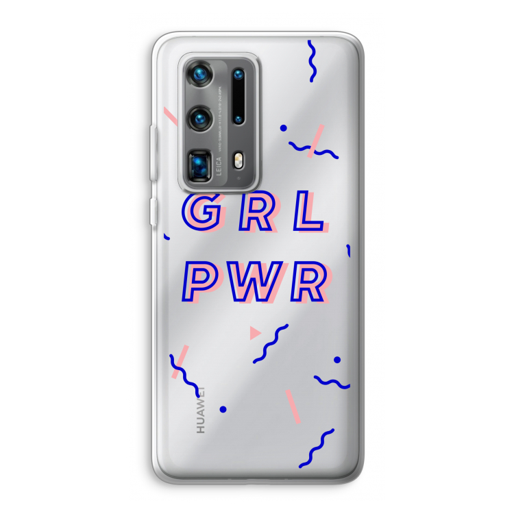 GRL PWR: Huawei P40 Pro Plus Transparant Hoesje